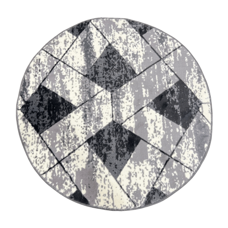 พรม MJHOMEDESIGNS ROUND CARPET ขนาด 100 ซม. เทา_0